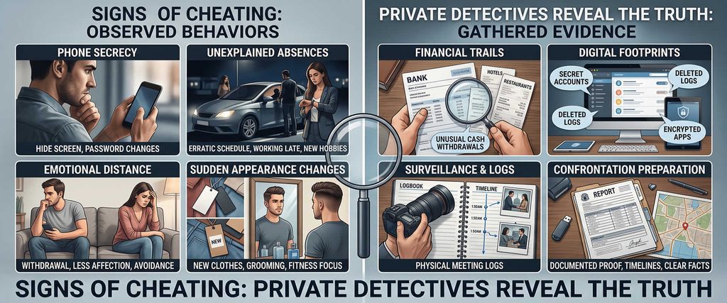 Signs of Cheating Private Detectives Reveal the Truth